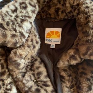 Kids faux fur coat